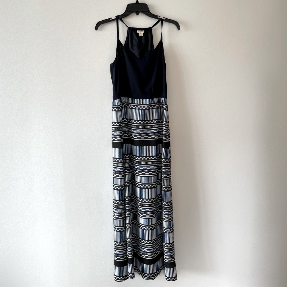 J. Crew Navy Maxi Dress